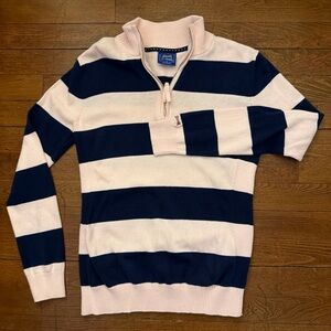 Le Tigre Nautica Pink + Navy Striped Sweater